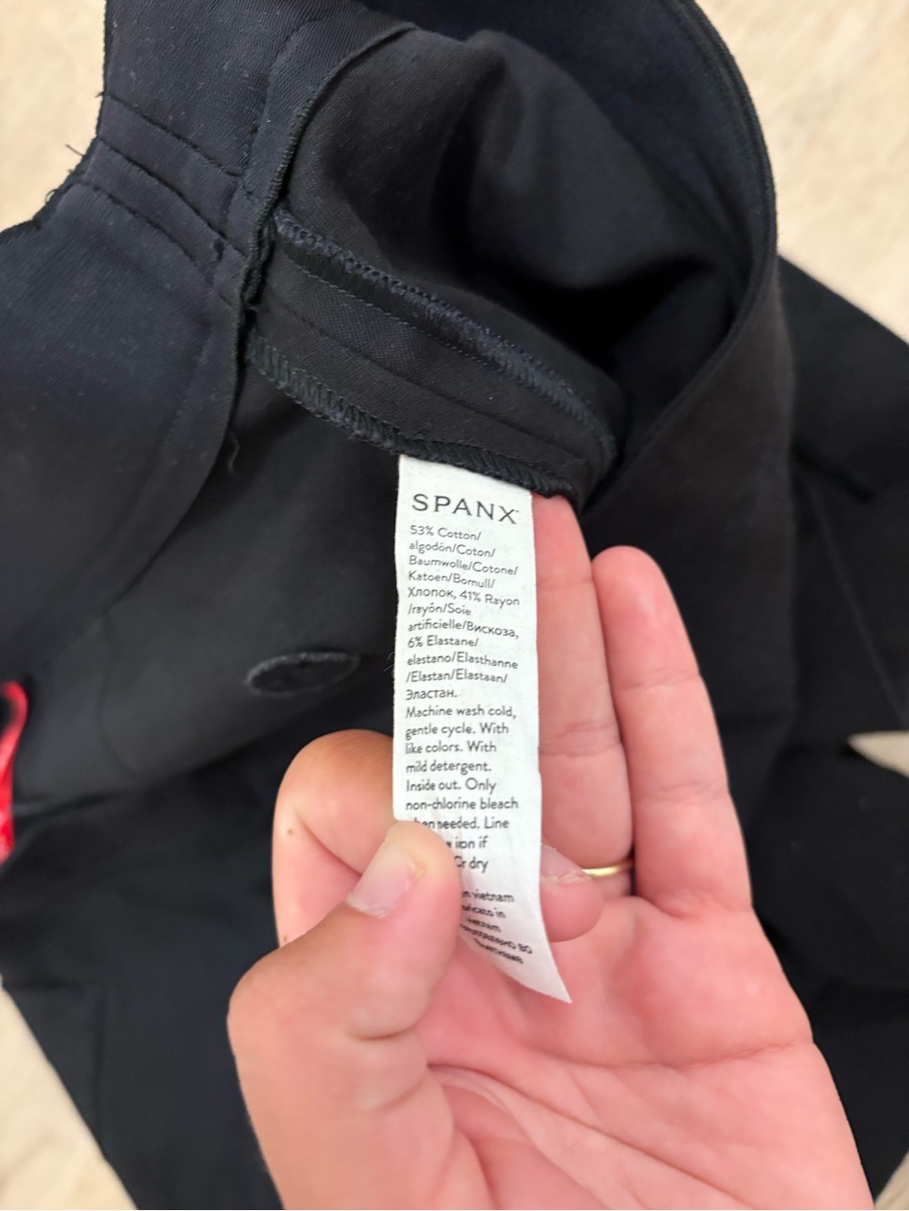 SPANX Black On The Go Shorts - Picture 3 of 5